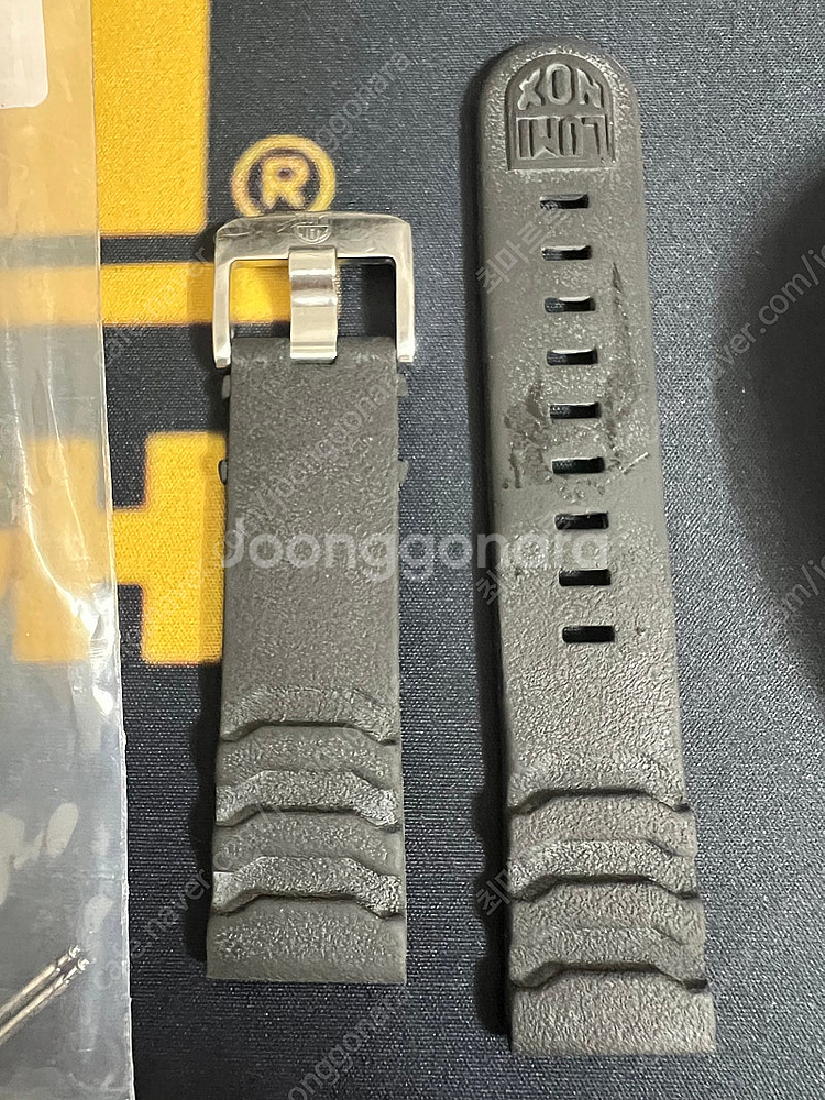 루미녹스 정품 러버스트랩(24mm)--0