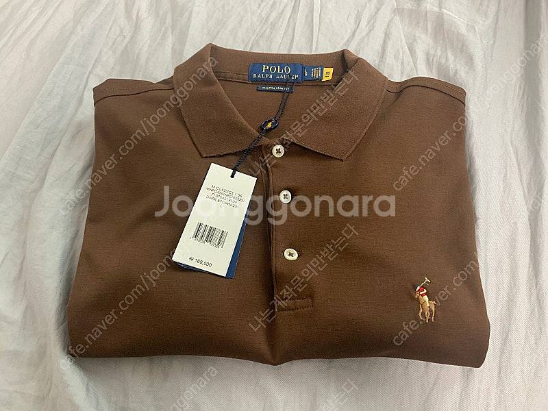 폴로 랄프로렌 백화점판 소프트 터치 코튼 PK 카라티 폴로티 커스텀 슬림핏 L--2
