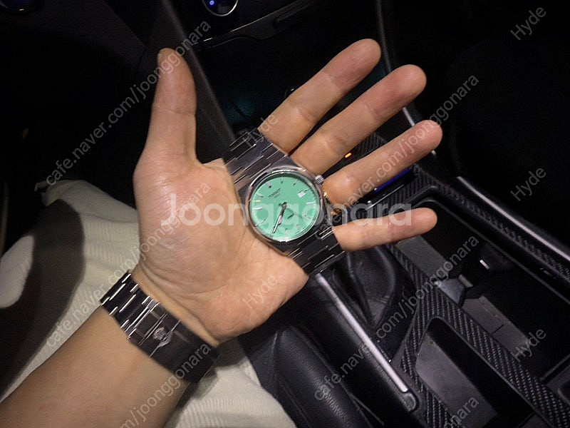 티쏘 Prx 라이트그린 쿼츠 40mm 팝니다.--1