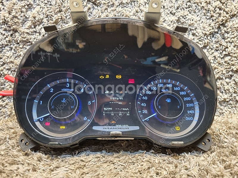그랜져HG 디젤 슈퍼비젼클러스터계기판 306160KM ...--0