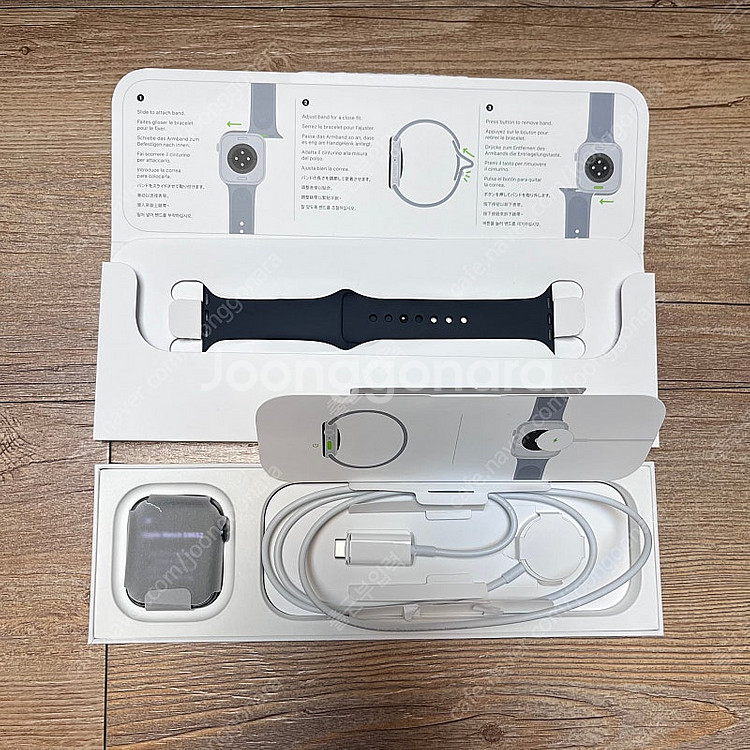 애플워치 se2 44mm 미드나이트 개봉 새상품--0