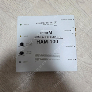 인터엠 HAM-100 HDMI 오디오믹서