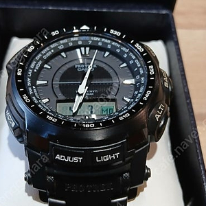 (가격인하)Casio pro-trek prw-5000yt 카시오프로트렉 전파시계 등산시계 티타늄시계