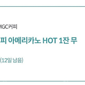 kt 메가커피 핫 아메리카노 4월30일 까지
