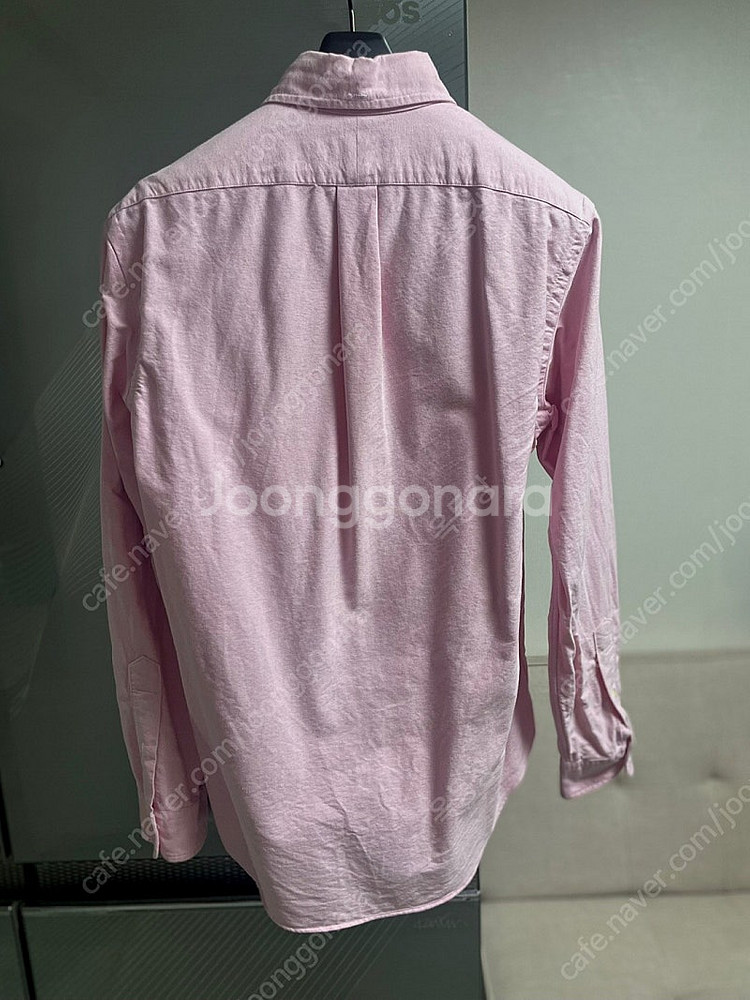 폴로 랄프로렌 핑크 옥스퍼드 포켓 왕관셔츠 판매​--2