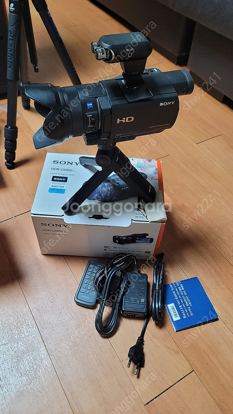 소니HDR-CX900+ECM-XYST1M+소니삼각대--0