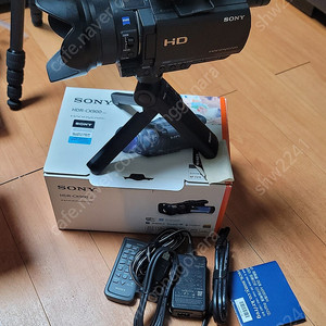 소니HDR-CX900+ECM-XYST1M+소니삼각대