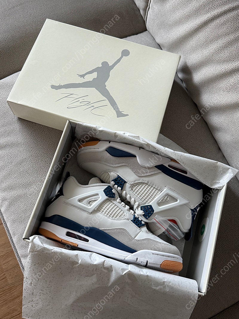 270 나이키 sb 조던4 미드나잇 네이비