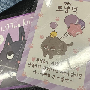 라이즈팝업 토냥덕 럭키카드 +토냥덕 스티커