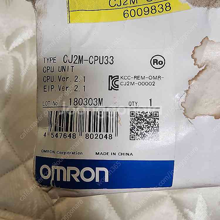 OMRON PLC CPU SYSMAC CJ2M CPU3...--1