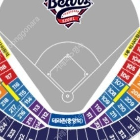(통로석) 4월 20일 두산 1루 네이비 2연석