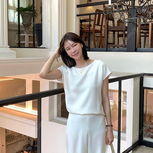 (새상품)유메르 아워 플루이드 팬츠 아이보리