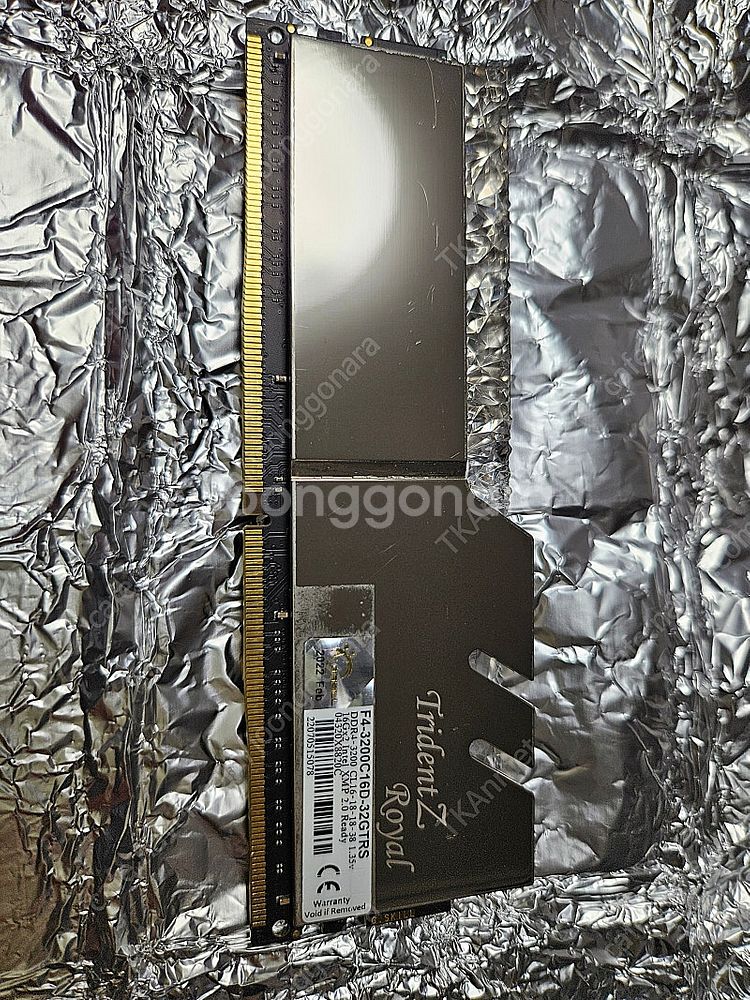 DDR4 트라이던트 로얄 고장램 팔아요--0