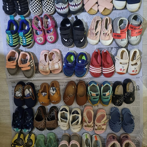 일괄 4만원)아기 유아 신발 33켤레 나이키 아디다스 크록스 등