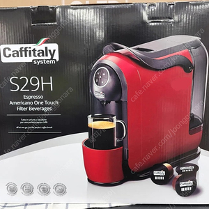 카피탈리 오피모 s29h 화이트 캡슐커피머신 새상품 택퍼 14만원