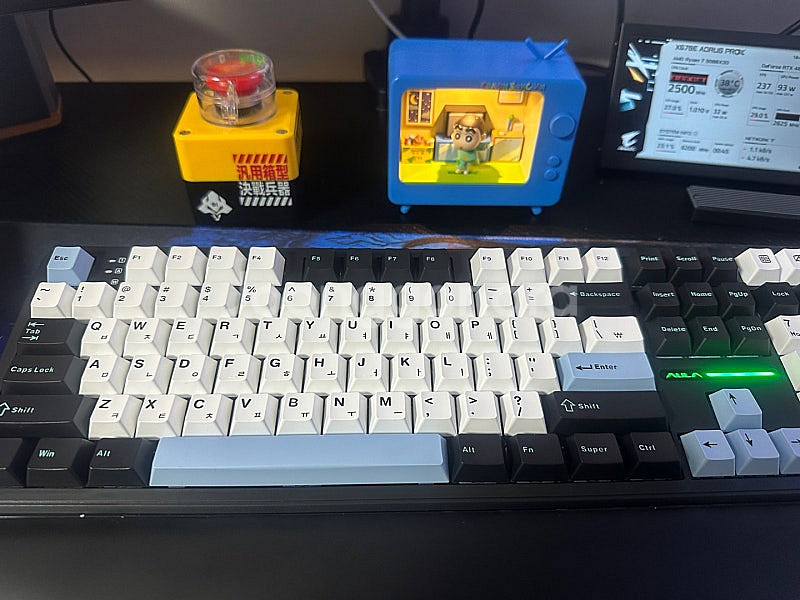 펀키스 독거미 F108 경해축 키보드--0