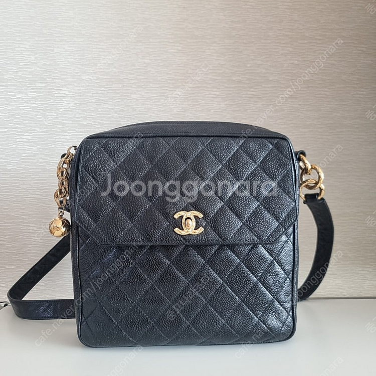 정품 샤넬 CHANEL 빈티지 캐비어 금장 골든볼 코코...--1