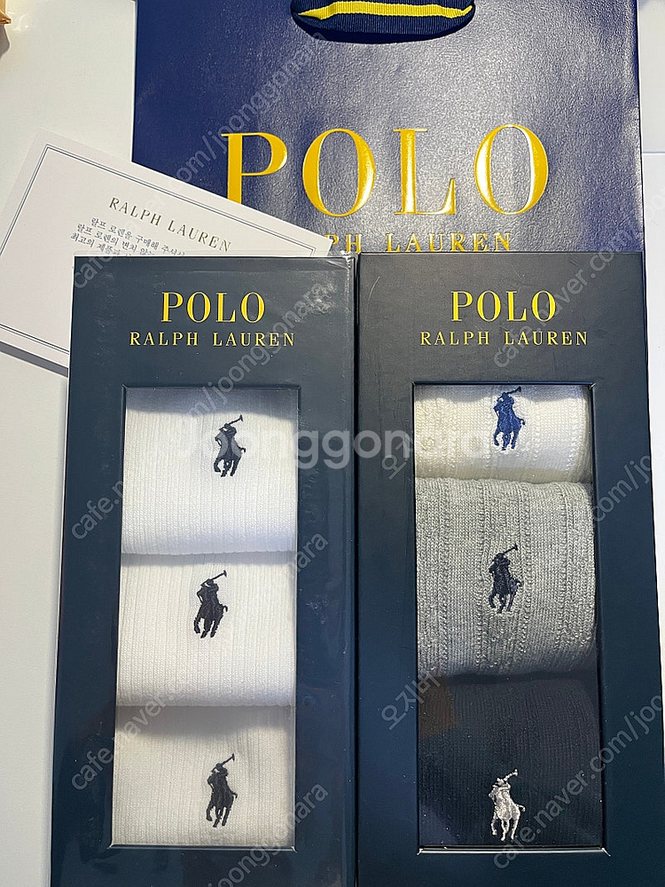 폴로 랄프로렌 남성 양말 세트 미개봉 새제품--3