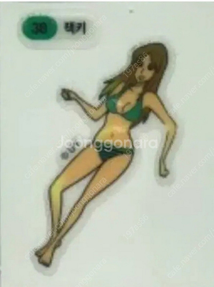 삽니다)) 짱구 극장판 띠부씰 38번 잭키--0