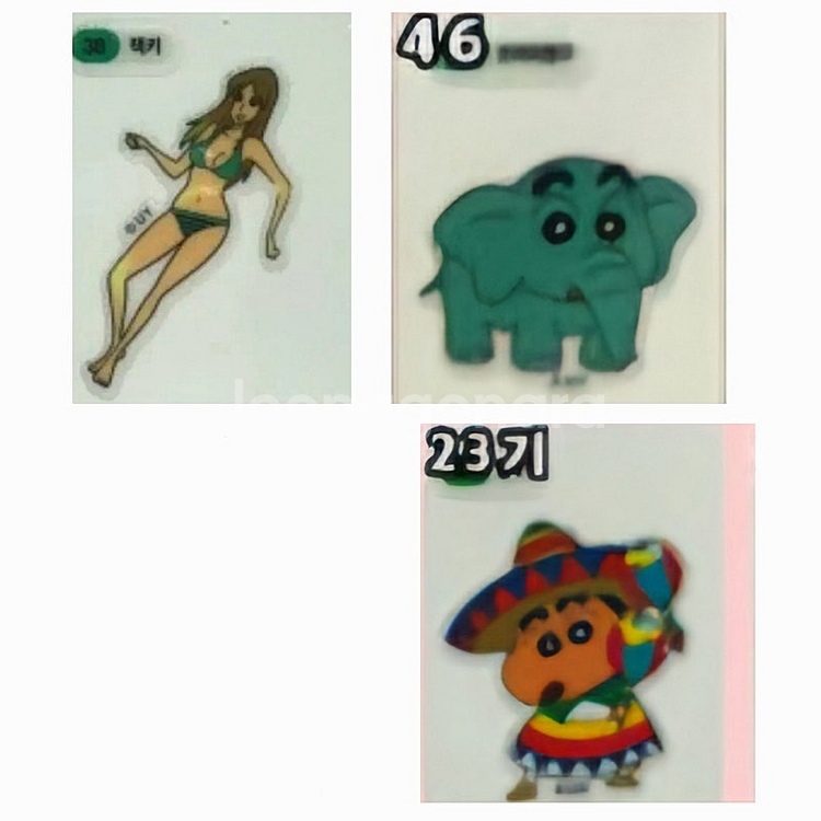 삽니다)) 짱구 극장판 23기 짱구 띠부씰--0