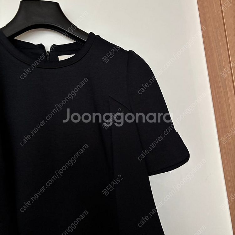 듀엘 미니 블랙원피스 결혼식 하객룩 올드머니룩 벌룬소매...--8