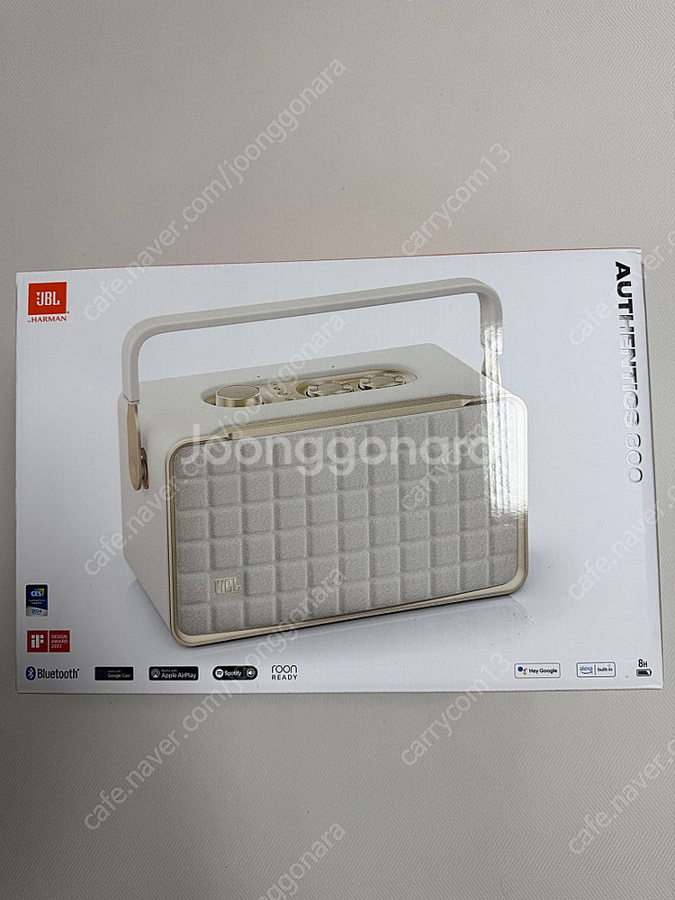 [단순개봉]JBL 어센틱 300 화이트 스피커 팝니다.--0