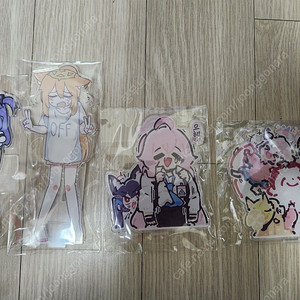 블루아카이브 유우카,마리,호시노, 티파티 아크릴스탠드