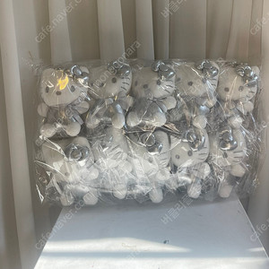 산리오 정품 헬로키티 실버하트 13cm
