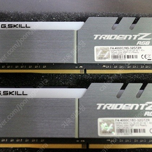 G.SKILL DDR4-4000 CL18 TRIDENT Z RGB 패키지 32GB 팝니다