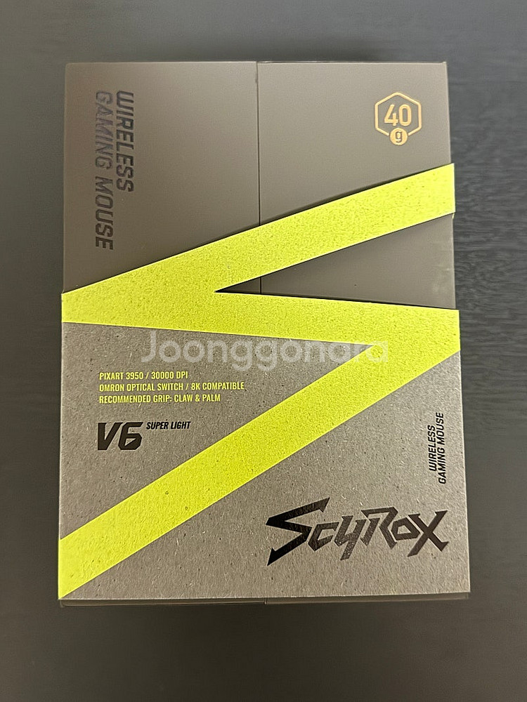 싸이록스 scyrox v6 화이트 팝니다--3