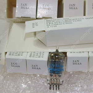 리플추가--JAN 필립스 USA 5814A / 12AU7 / ECC82 NOS , ECC81 tube 진공관 초단관 쌍삼극관 지멘스 , 프랑스 박스 신품 오리지날 슬리브