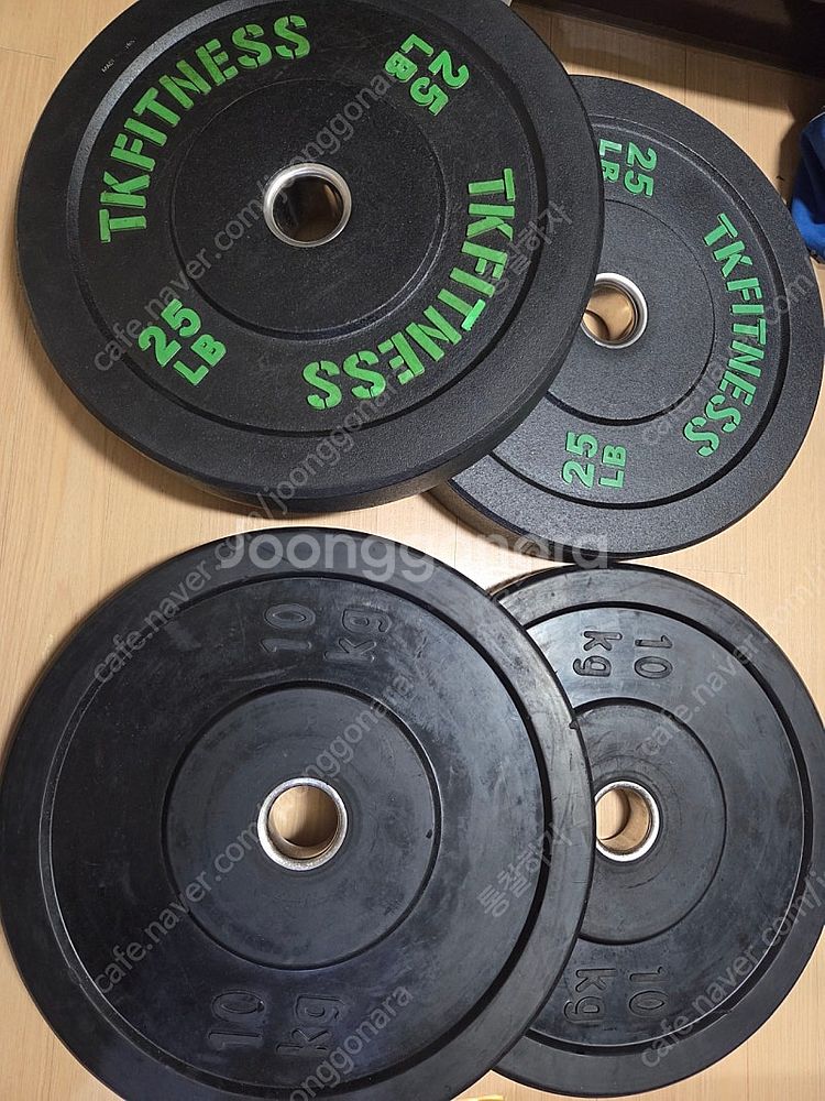 원판 10kg 2쌍 고무 우레탄--0