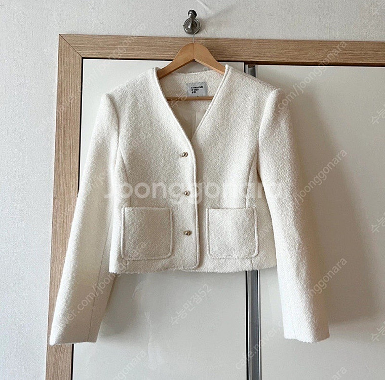 에잇세컨즈 트위드 자켓s--0
