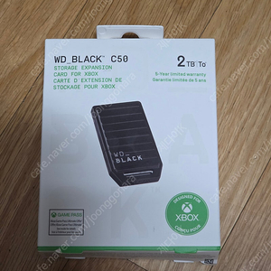 엑스박스 시리즈X/S WB Black C50 2TB 확장 메모리 팝니다.