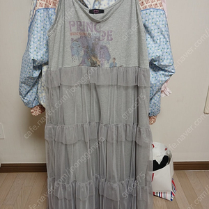 고퀄보세 세컨케이 뷔스티에 원피스 그레이ㅣ