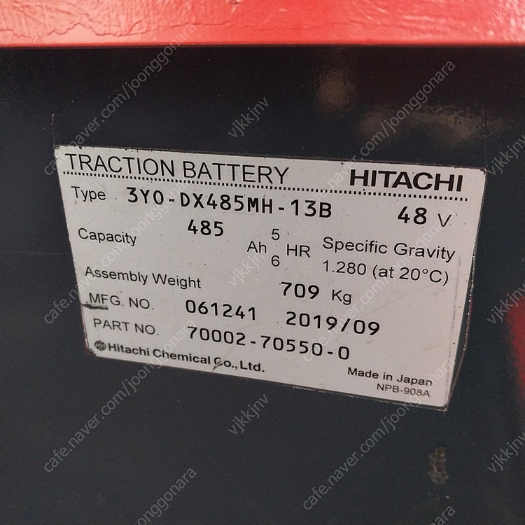 니찌유 전동지게차 1.5톤 싸이드쉬프트장착 2019년식 FB15-77[신차수준]전기식 이미지