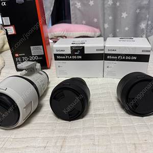 시그마 50.4 FE , 85.4 FE 렌즈 팝니다