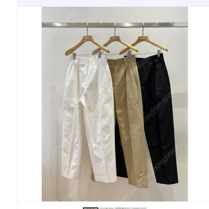 블로썸 컴퍼니 베일 코튼 팬츠 (스몰, 화이트)