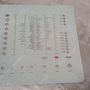 wega 3300 라디오주파수 다이얼판
