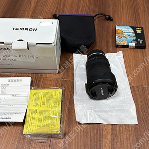 소니E마운트 정품 탐론 28-200 풀박스 팝니다(민트급 중고, 필터, 파우치 포함)