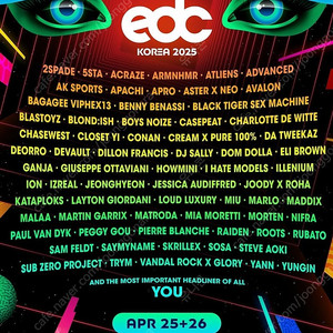 edc2025코리아 양일권ga한장팝니다