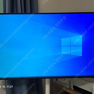 43인치 삼성 M7 UHD 4K 모니터 이동식 스탠드 삼탠바이미