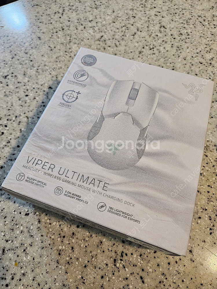 레이저 Viper Ultimate 무선마우스 화이트 새...--1