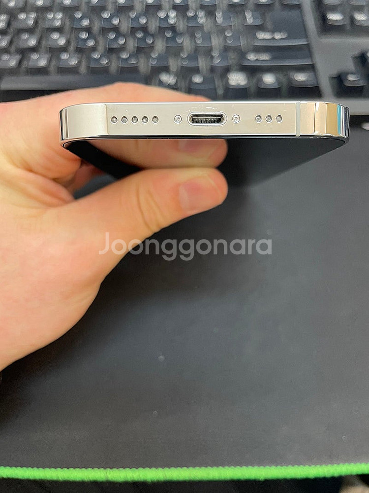 아이폰14프로 실버 256GB 정식센터교체 상태좋은 중...--5