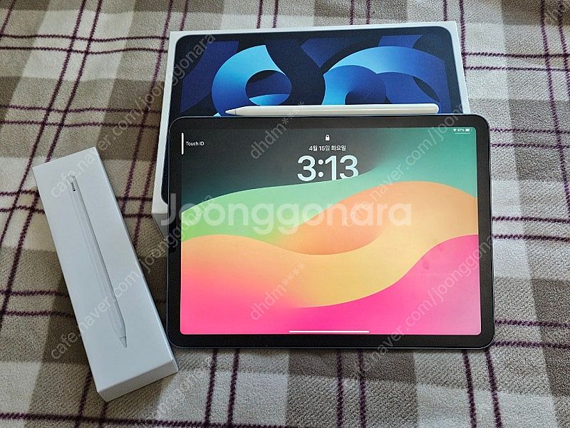아이패드 에어5 64gb+펜슬2+쿠팡 매직키보드+케이스--1