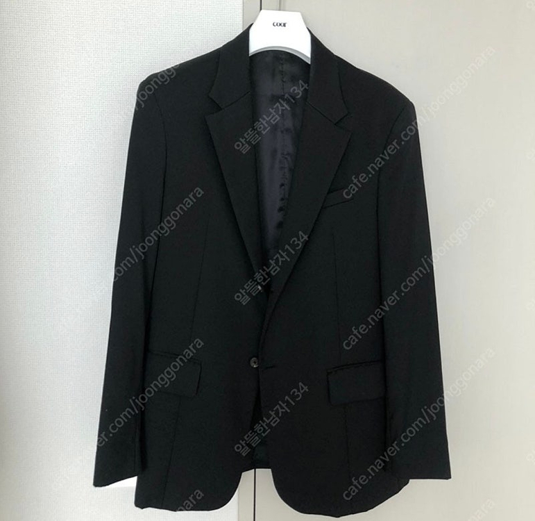 [STU Office] 에스티유 오피스 싱글 투버튼 세미 오버핏 블랙 자켓 ( XL, 105사이즈) 이미지