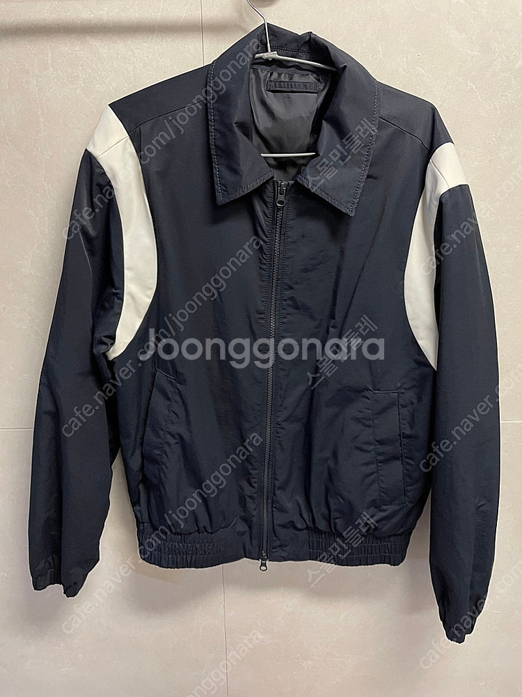 스파오우븐 바시티 자켓 (SPJJE23C25) NAVY...--1