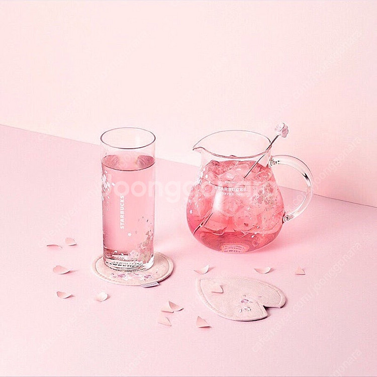 새상품 스타벅스 18 체리블라썸 시온 글라스 , 서버 ...--1
