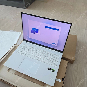 LG그램 프로 17인치 울트라7 , RTX3050 , 32GB 풀필름작업 고사양 노트북 판매합니다. (17Z90SP-ED7HK)