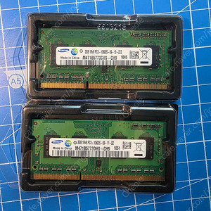 노트북용 램 PC3-10600S 2GB x 2개
